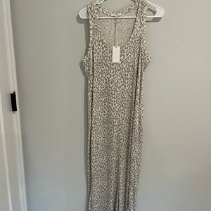 Z Supply Midi Leopard Print Dress